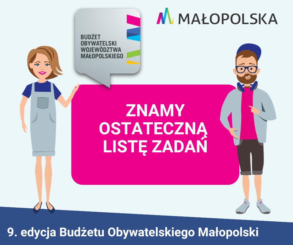 155 projektów powalczy o głosy Małopolan