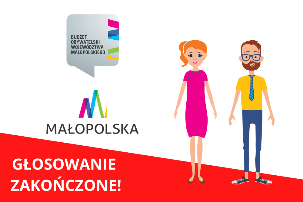 Głosowanie mieszkańców Małopolski w ramach 5 edycji Budżetu Obywatelskiego zostało zakończone.